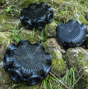 魚籠 3穴 仕掛け 捕獲かご 釣り用品 円形 丸型 うなぎ釣り カニ釣り 魚釣り ワナ 捕獲器 簡単 フィッシング用品 魚カゴ 道具 アウトドア キャンプ 川 鰻取り