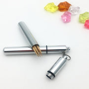爪楊枝入れ 防水カプセル 綿棒 薬 小物入れ 2重リング 持ち運び 小型 小さめ コンパクト 旅行 アウトドア