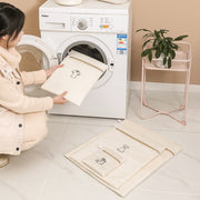 洗濯ネット 6点セット ランドリーネット 洗濯用品 洗濯用ネット 四角形 円柱形 衣類 下着 おしゃれ着 ベビー服 靴下 型崩れ防止 ロゴ 可愛い シンプル 日用品雑貨 生活雑貨