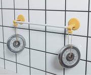 タオルハンガー タオルラック バス用品 タオル フック付き ホワイト タオル掛け 貼る 収納 洗面所 バスルーム シンプル