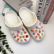 シューパーツ 26個セット クロックス用 CROCS シューズアクセサリー クマ ベア ハート スター 星 カラフル かわいい おしゃれ デコレーション カスタム