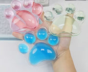 リストレスト マウス用 猫 ネコ 肉球 手首 クッション サポート ぷにぷに やわらかい おしゃれ かわいい シリコン パソコン周辺機器 PC用品 猫の手 キャット ねこ