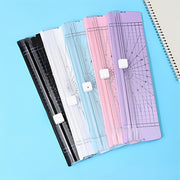 ペーパーカッター オフィス用品 仕事用 勉強 学生 学校 コンパクト 小型 小さい カラバリ豊富 耐久性 壊れにくい かわいい おしゃれ 定番 シンプル 無地