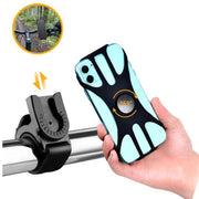 自転車用スマホホルダー スマホスタンド サイクリング ロードバイク マウンテンバイク 携帯 通勤 通学 ハンドル取り付け バー固定 便利