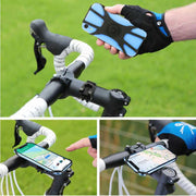 自転車用スマホホルダー スマホスタンド サイクリング ロードバイク マウンテンバイク 携帯 通勤 通学 ハンドル取り付け バー固定 便利