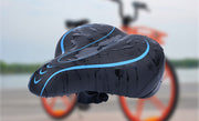 サドル 自転車 衝撃吸収 クッション 通気性 サイクリング アウトドア ブラック ブルー レッド 黒 赤 青