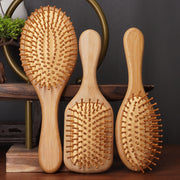 ヘアブラシ ヘアーブラシ クッションパッド 竹製ブラシ スクエア オーバル ヘアケア用品 ヘアスタイリング ブラッシング 長方形 楕円 櫛