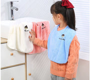 タオルエプロン 子供用スタイ 単品 1枚 キッズ 食事エプロン 前掛け 吸水 洗面 うがい 歯磨き 服濡れ防止 子供用 女の子 男の子 ワンポイント よだれ掛け 柔らか 女児 男児 保育園 幼稚園 子ども こども