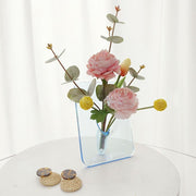 フラワーベース 花瓶 花器 一輪挿し ユニーク 透明 クリア プラスティック お洒落 おしゃれ グリーン インテリア 雑貨