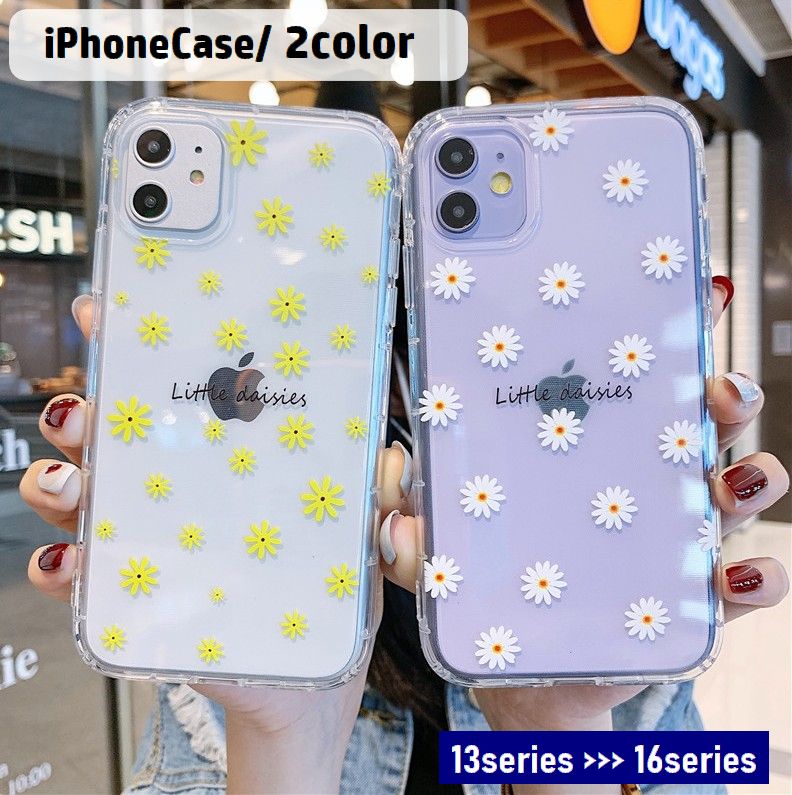 iPhoneケース iPhoneカバー スマホケース スマホカバー 背面保護 傷防止 汚れ防止 クリア 透明 花柄 英字ロゴ iPhone13 iPhone14 iPhone15 iPhone16 可愛い おしゃれ 携帯ケース スマートフォンケース アイフォンケース