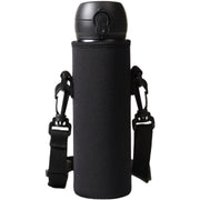 水筒カバー ボトルホルダー ボトルカバー ショルダーベルト付き 肩掛け 斜め掛け  500ml 600ml 700ml 800ml 1000ml 1L保温 保冷 水筒ケース 大人 子供 水筒ホルダー シンプル ピクニック 遠足 運動会 学校 ブラック 黒 ブルー ピンク 男の子 女の子 持ち歩き便利