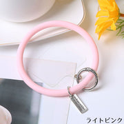 スマホ リングストラップ ブレスレット ストラップホルダー リストストラップ 手首 落下防止 シリコン 携帯 ケースに挟むだけ