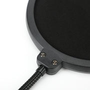 ポップガード ポップブロッカー クランプ式 ノイズ軽減 ブレス軽減 簡単設置 音響機器 レコーディング 角度調節可 固定 雑音対策