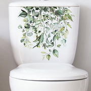 ウォールステッカー トイレステッカー トイレシール ウォールシール 壁ステッカー 壁紙シール シール式 インテリア雑貨 植物 葉 リーフ 花 フラワー 観葉植物 リアル トイレのタンク 浴室 バスルーム 洗面所 トイレ ナチュラル おしゃれ 壁面装飾 室内装飾 模様替え DIY 北欧風 かわいい 貼るだけ シンプル 緑