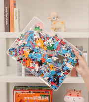 ファイルケース A4収納可能 プラスチック ファイル ドキュメント ボックス オフィス 書類 透明 クリア