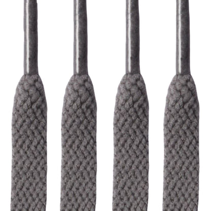 靴ひも 120cm 2本セット メンズ レディース シューレース ダークグレー バリエーション画像