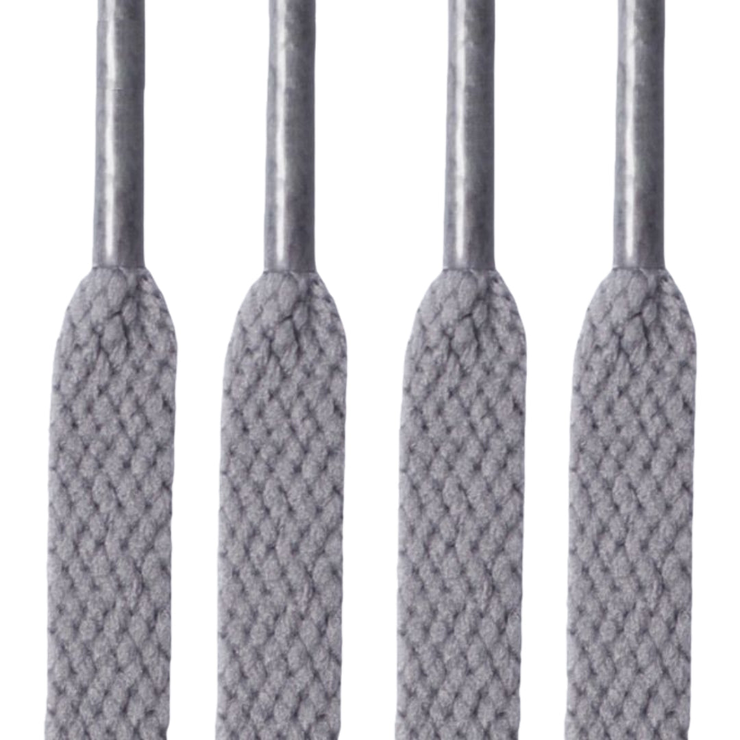 靴ひも 120cm 2本セット メンズ レディース シューレース グレー バリエーション画像