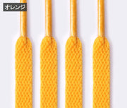 靴ひも 120cm 2本セット メンズ レディース シューレース 靴紐 平型 平ヒモ 無地 スニーカー シューズ 運動靴 おしゃれ カラバリ豊富 男性用 女性用