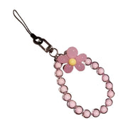 リングストラップ スマホストラップ スマホリング ホルダー リストストラップ 花 フラワー ナスカン 紐付き 手首 ブレスレット 落下防止 紛失防止 かわいい おしゃれ レディース 女の子