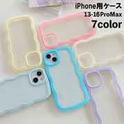 iPhone用ケース スマホケース クリアケース 背面保護 傷防止 汚れ防止 シンプル ウェーブ お洒落 iPhone用カバー スマホカバー スマートフォンケース アイフォン用ケース プチギフト 贈り物