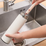 スポンジブラシ ボトルブラシ 柄付き キッチン用品 グラスブラシ コップブラシ ボトル洗い 水筒 ワイングラス タンブラー 洗浄 清掃
