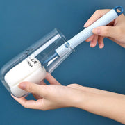 スポンジブラシ ボトルブラシ 柄付き キッチン用品 グラスブラシ コップブラシ ボトル洗い 水筒 ワイングラス タンブラー 洗浄 清掃