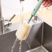スポンジブラシ ボトルブラシ 柄付き キッチン用品 グラスブラシ コップブラシ ボトル洗い 水筒 ワイングラス タンブラー 洗浄 清掃