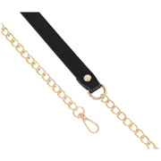 ショルダーストラップ チェーン PUレザー バッグストラップ 付け替え 単品 100cm 110cm 120cm 130cm かばん用 肩ひも 交換用 カラバリ豊富 ブラック ブラウン ホワイト ベージュ