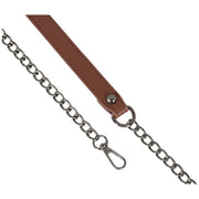 ショルダーストラップ チェーン PUレザー バッグストラップ 付け替え 単品 100cm 110cm 120cm 130cm かばん用 肩ひも 交換用 カラバリ豊富 ブラック ブラウン ホワイト ベージュ