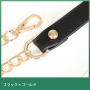 ショルダーストラップ チェーン PUレザー バッグストラップ 付け替え 単品 100cm 110cm 120cm 130cm かばん用 肩ひも 交換用 カラバリ豊富 ブラック ブラウン ホワイト ベージュ