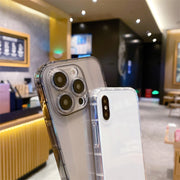 iPhone用ケース スマートフォンケース スマホ ソフトカバー 背面保護 無地 クリア 透明 シンプル おしゃれ スタイリッシュ iPhone16用 Plus用 Pro用 ProMax用 15ProMax用 アイフォン用 アイフォーン用 スマートフォンアクセサリー