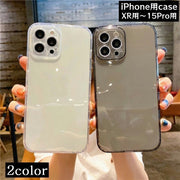 iPhone用ケース スマートフォンケース スマホ ソフトカバー 背面保護 無地 クリア 透明 シンプル おしゃれ スタイリッシュ iPhone15用 14用 Plus用 Pro用 ProMax用 13用 12用 11用 mini用 アイフォン用 アイフォーン用 スマートフォンアクセサリー