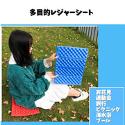 レジャーシート クッションマット 折りたたみ 屋外用座布団 アウトドア 軽量 コンパクト 一人用 キャンプ レジャー 運動会 公園 プール 海水浴