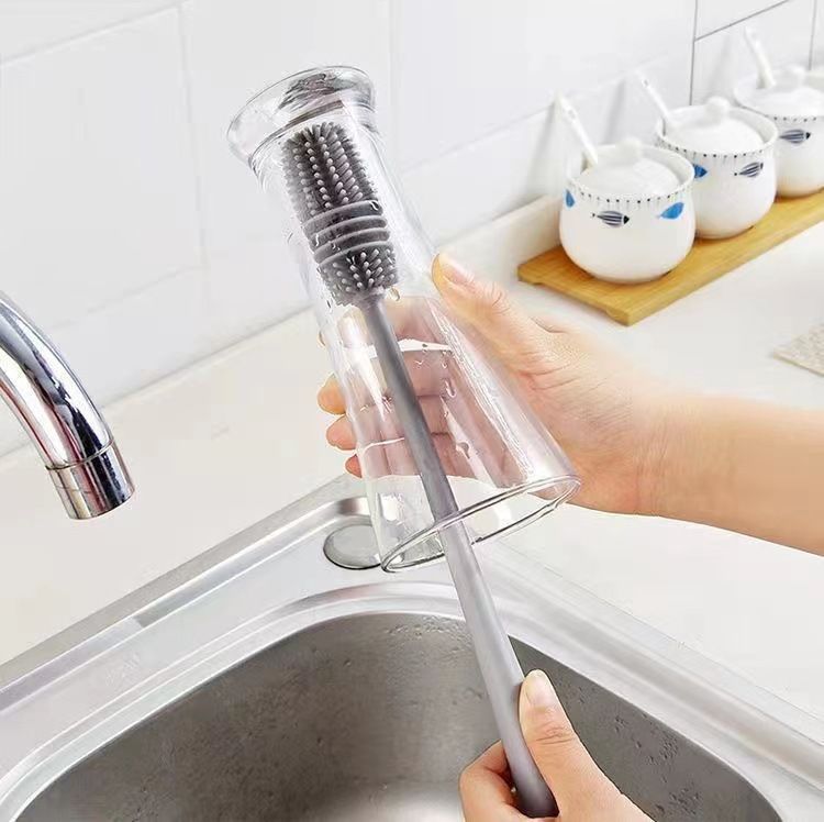 ボトルブラシ ロング スポンジ 水筒 グラス 魔法瓶 商品画像3