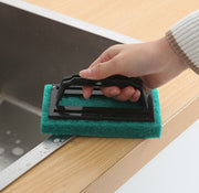 キッチンスポンジ 台所ブラシ キッチンブラシ 取っ手付きスポンジ 持ち手付き キッチン用品 掃除用品 水回り フライパン シンク ガスレンジ 皿洗い 洗浄 食器洗い おしゃれ