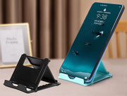 スマホスタンド スマホホルダー スマホ置き スマートフォン 折り畳み コンパクト 縦置き 横置き 角度調節可能 シンプル 滑り止め 携帯 持ち歩き 動画鑑賞