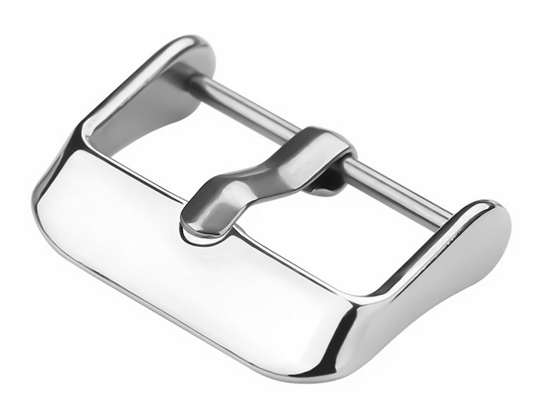 尾錠 バックル 腕時計用 交換用 20mm 22mm シルバーカラー 銀色 修理 交換 付け替え 金具 留め具 ピンバックル クラスプ 腕時計バンド