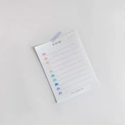 メモ帳 TO DO リスト todolist 50枚 文房具 雲 イラスト パステル タスク管理 スケジュール管理 10行 かわいい