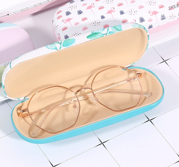 メガネケース ハード 眼鏡ケース デザイン豊富 カラフル リーフ 商品画像2