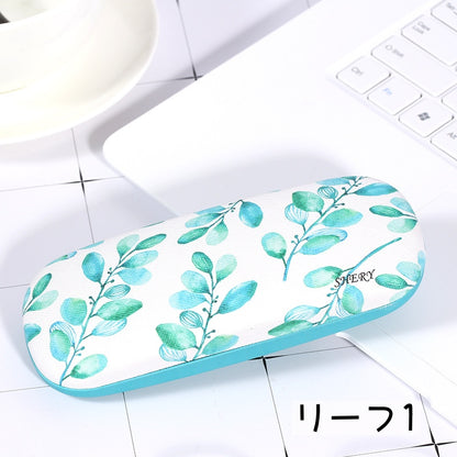 メガネケース ハード 眼鏡ケース デザイン豊富 カラフル リーフ 商品画像5