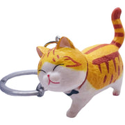キーホルダー キーリング バッグチャーム ねこモチーフ キーチャーム CAT 和猫 洋猫 三毛 ハチワレ シャム トラネコ ブチ 白 黒 可愛い 雑貨 小物