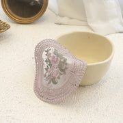 コースター 2枚セット コップ敷 レース サークル 円形 丸 花柄 刺繍 ディスプレイ 欧風 レトロ風 卓上 おしゃれ 上品 キッチン雑貨