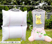 枕干しネット 吊るし干し シングル ダブル 1個用 2個用 平干し 物干し 乾燥 省スペース 収納 ピローネット 洗濯用品 まくら ぬいぐるみ クッション 日用品 新生活