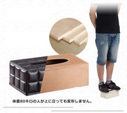 ティッシュケース ティッシュカバー 日用品 生活雑貨 インテリア雑貨 レザー調 ボックス スクエア かわいい おしゃれ 卓上