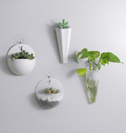 フラワーベース 花瓶 フラワースタンド 花器 壁掛け 壁面 観葉植物 プラント グリーン 水耕栽培 インテリア 雑貨 シンプル