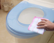 便座カバー トイレカバー O型 装着簡単 トイレ用品 ハードタイプ 丸洗いOK 洗える クリア 透ける スケルトン 無地 単色 シンプル お洒落 日用品