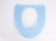 便座カバー トイレカバー O型 装着簡単 トイレ用品 ハードタイプ 丸洗いOK 洗える クリア 透ける スケルトン 無地 単色 シンプル お洒落 日用品