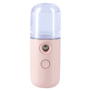ハンディ ミスト スチーマー 30ml 充電式 保湿 噴霧スプレー 加湿器 携帯用 ポータブル コンパクト 持ち歩き便利 乾燥対策