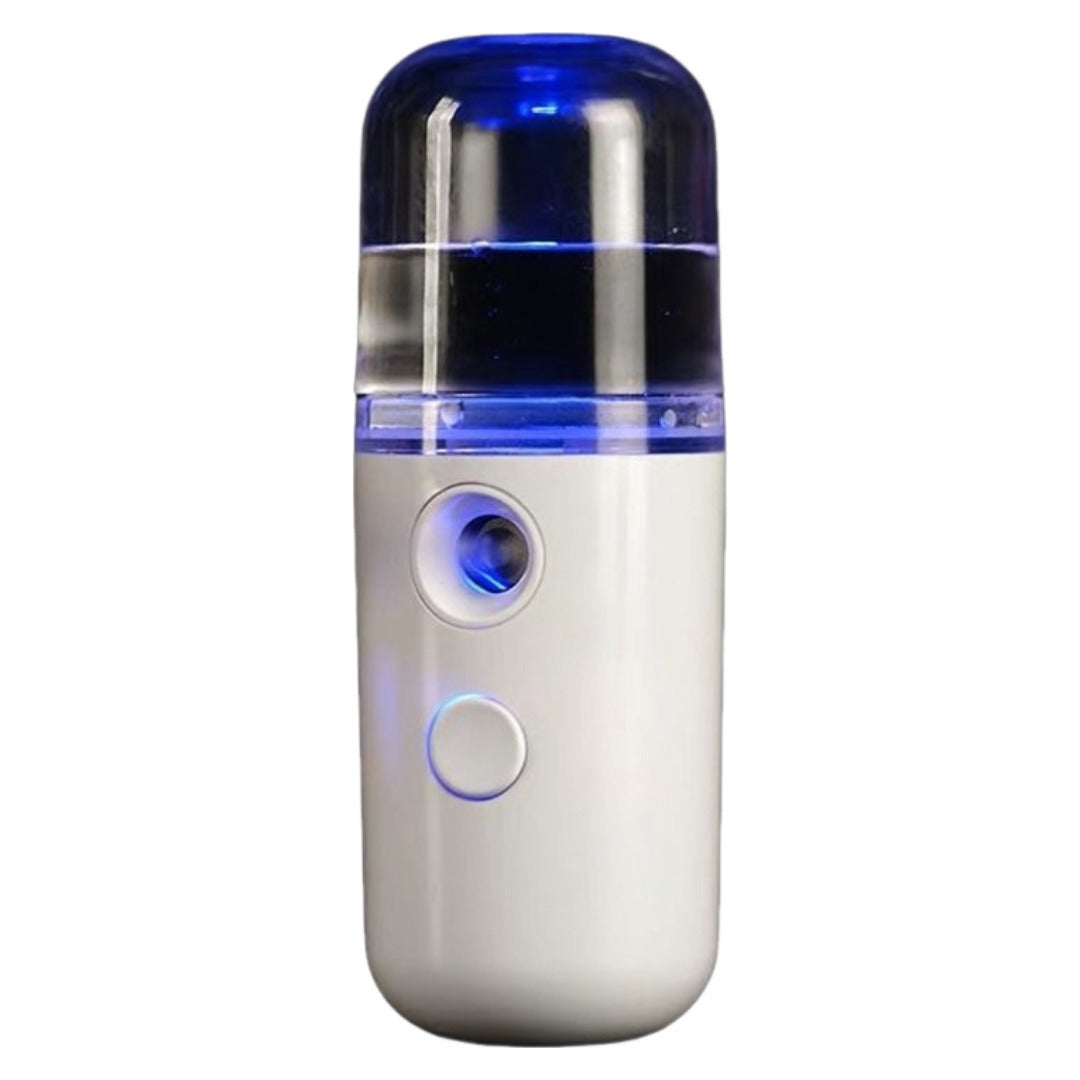 ハンディ ミスト スチーマー 30ml 充電式 保湿 噴霧スプレー 加湿器 携帯用 ポータブル コンパクト 持ち歩き便利 乾燥対策