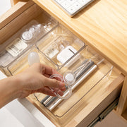 収納ケース 小物入れ 収納箱 ストレージボックス 机上 卓上 引き出し デスク テーブル 収納 透明 クリア 長方形 シンプル 整理用品 文房具 本 化粧道具 おもちゃ